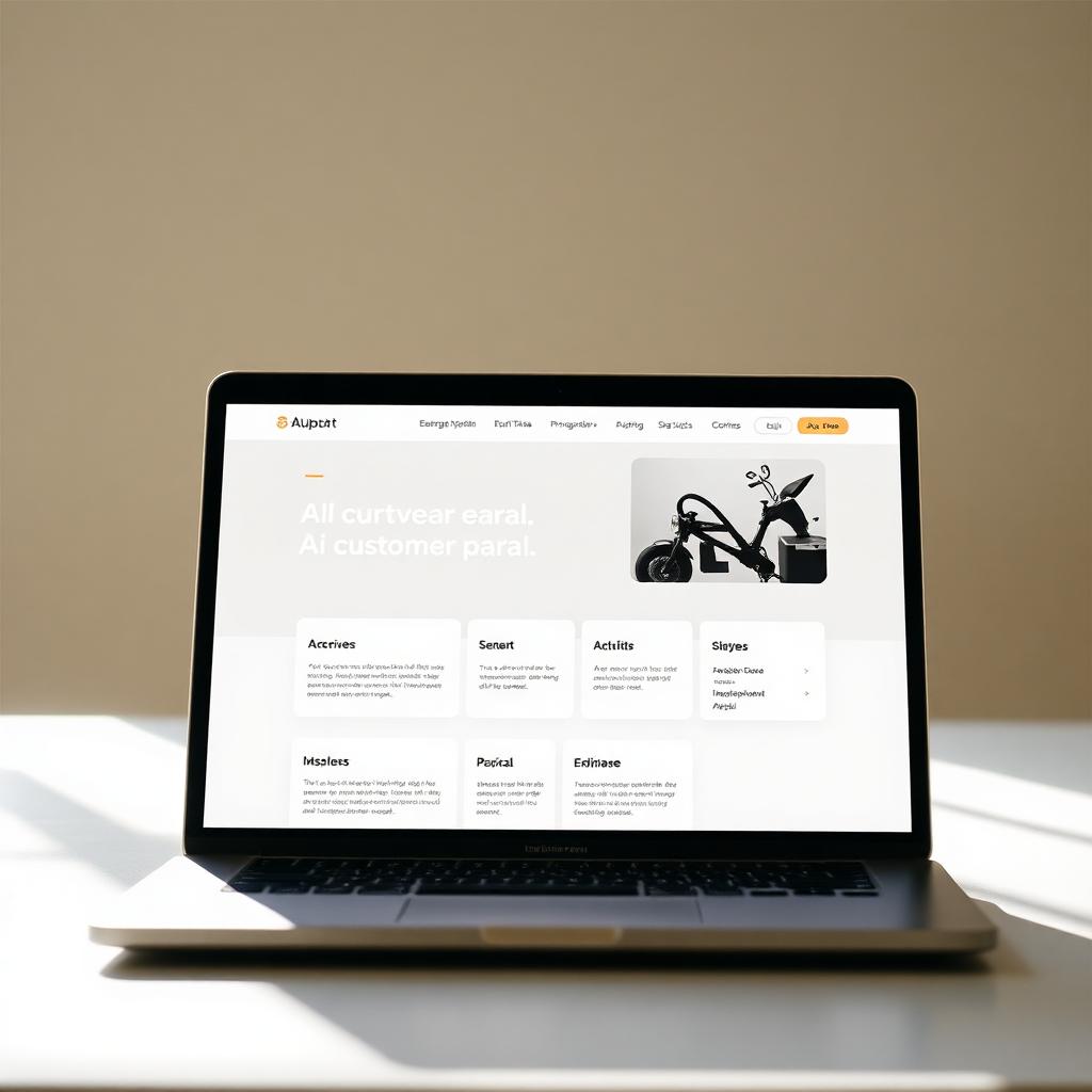 Complete website met AI-klantportaal